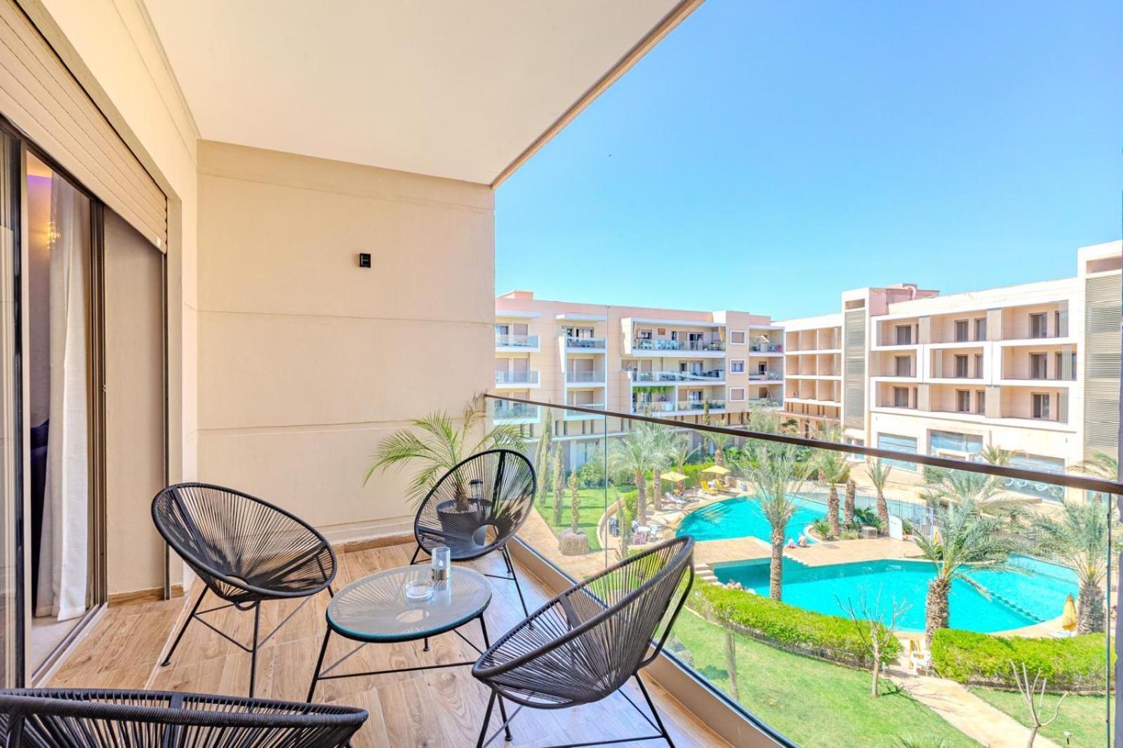 Royal Deluxe Platinum - Marrakech, Luxe Pool View Apartment มาร์ราเกช ภายนอก รูปภาพ